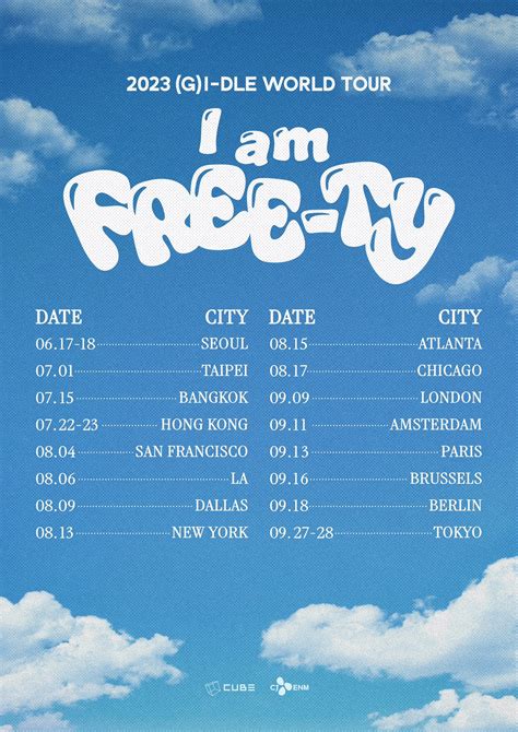 Update: (G)I-DLE Announces Additional Stops For 2023 World Tour "I am FREE-TY" | Soompi