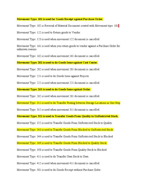 Image result for Movement SAP Tcode