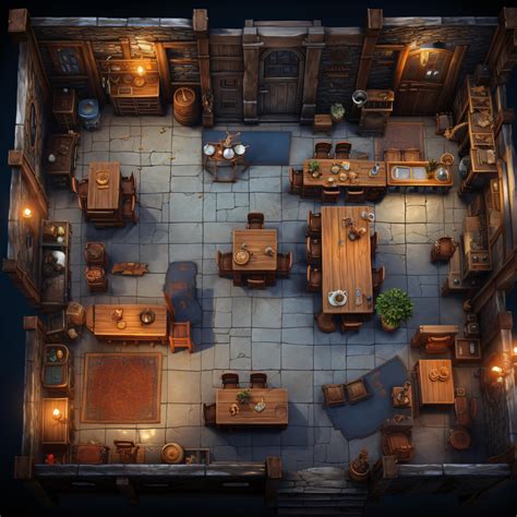 10 Tavern Battle Maps Dnd Battle Map Pathfinder D&D - Etsy