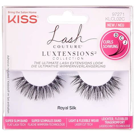 Kiss Lash Couture - Luxtensions Faux Mink False Eyelashes - Royal Silk ...