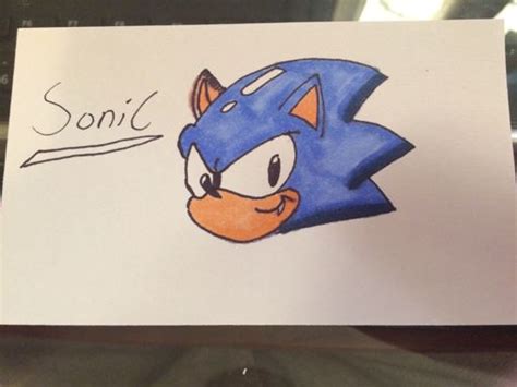 Image result for Sonic Head Drawing Tutorial