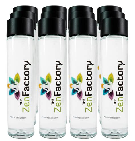 Buy The Zen Factory Alkaline Water, 12-Pack 16 oz Bottled Water, Sodium ...