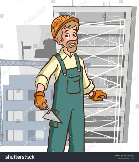 Building Worker Cartoon 的图像结果