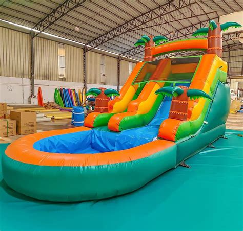 21FT Commercial Grade Water Slides Inflatable for Kids Adults, Solid ...