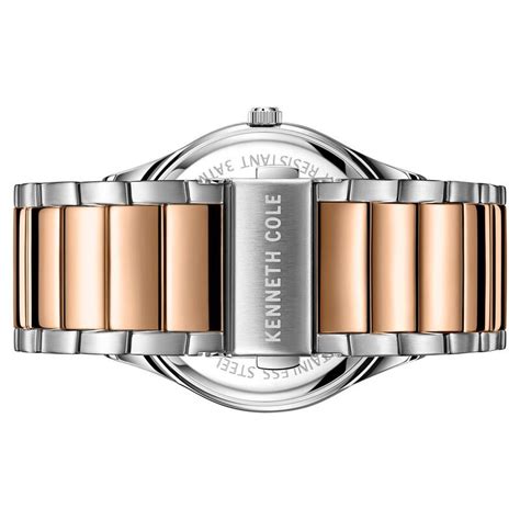 Buy Online Kenneth Cole Quartz Analog Silver Dial Stainless Steel Strap ...