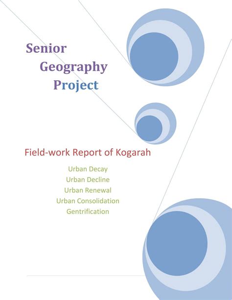 Senior geography Project | Geography - Year 11 HSC | Thinkswap