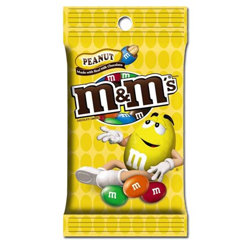 M&M's Peanut Peg Bag 5.3oz - 12ct – I Got Your Candy