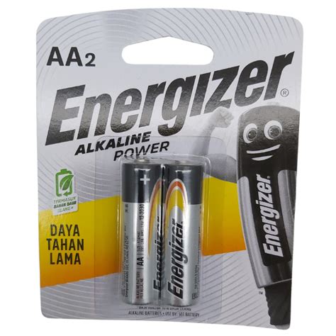 Jual Baterai Energizer Alkaline AA A2 1.5V Battery Alkaline Power Isi ...