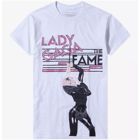Lady Gaga Womens Official Merchandise The Fame Glitter Boyfriend Fit ...