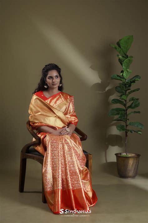 Buy Kanjivaram Tissue Silk Sarees Online | Singhania's