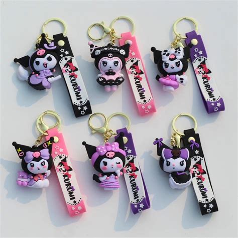Kuromi Keychain Collection Set of 6 – Cute, Mischievous & Aesthetic ...