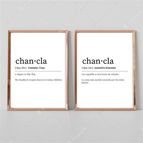 Chancla Definition Meaning, Printable Wall Art, Home Decor, Digital ...