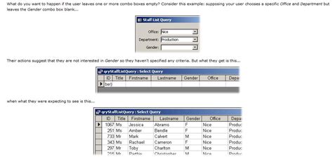 How to Filter Access Form Using Combo Box 的图像结果