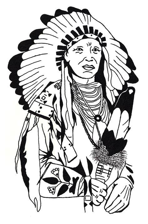 Native American Printable Coloring Pages, Native american coloring ...