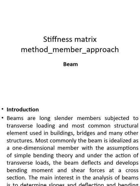 Image result for Stiffness Method Example