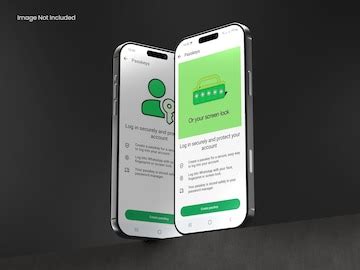 Whatsapp chat on mobile phone mockup | Premium PSD