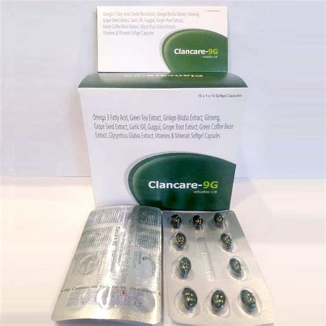 CLANCARE‐9G SOFTGEL CAPSULES Clancare Lifesciences Pvt. Ltd.