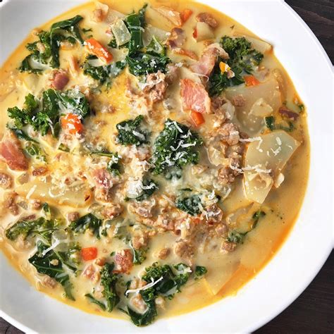 Sausage Kale Soup Heavy Cream at Fred Rollins blog