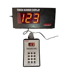 DRMS STORE Token Display System with ding Dong Voice Used in Hospitals ...