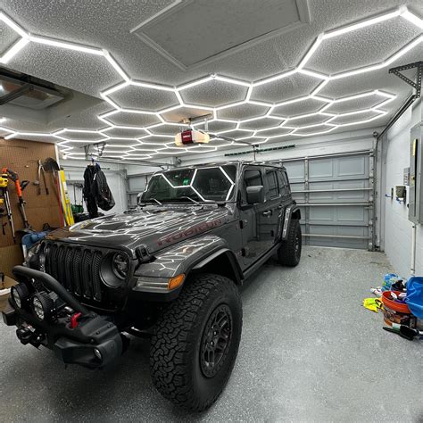 Updated Hexagon Garage Light: 79200LM Super Bright Hexagon Garage LED ...
