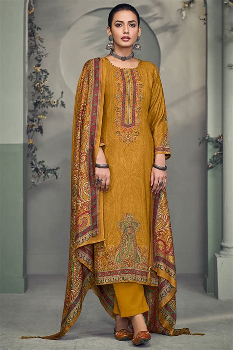 Shop Online Ethnic Wear Salwar Suits Dress Materials