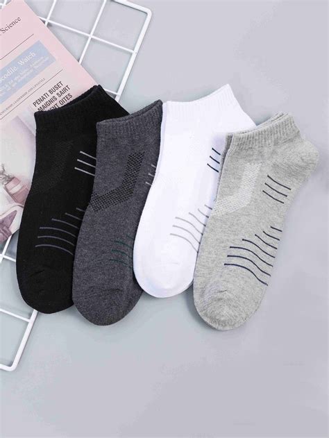 5pairs men simple ankle socks – Artofit