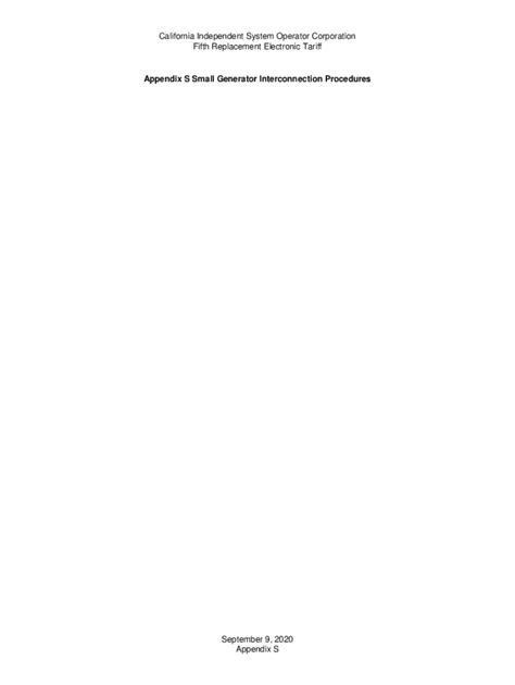 Fillable Online Improvements to Generator Interconnection Procedures ...