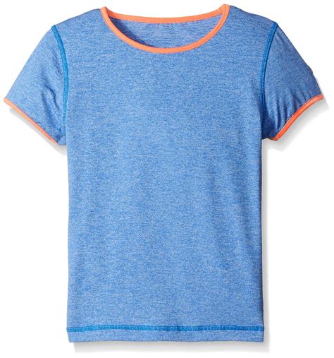Buy Seafolly Big Girls' Neon Pop Short Sleeve Rashie, Denim Blue, 12 at ...
