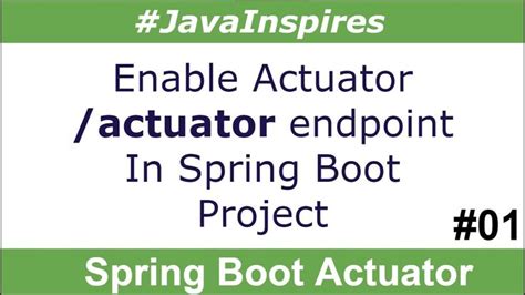 Image result for Actuator in Spring Boot Java Brains