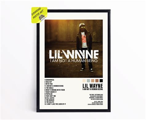 Lil Wayne Album Cover I Am Not A Human Being
