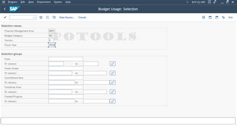View Budget Balance of Head of Account in SAP - Consumable, Consumed ...