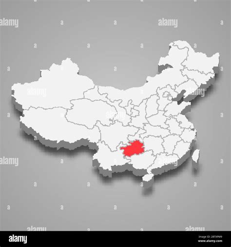 Guizhou map hi-res stock photography and images - Alamy