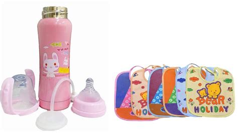 Buy Ineffable Baby Steel Feeding Bottle for Hot and Cold Milk 240ml ...