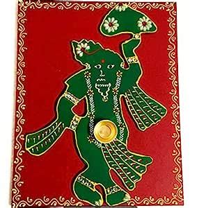 Ginni handicraft's Handmade Wooden Goverdhan Pooja Pata for Indian ...