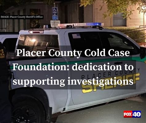 Placer County Cold Case Foundation | Auburn CA