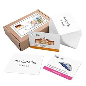 Buy Carddia German Vocabulary For Beginners (Illustrations - With ...