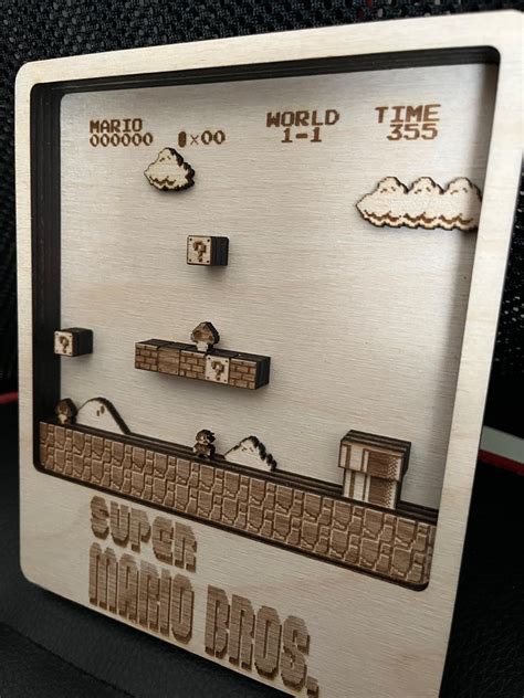 Super Mario Bros. Layered : r/lasercutting