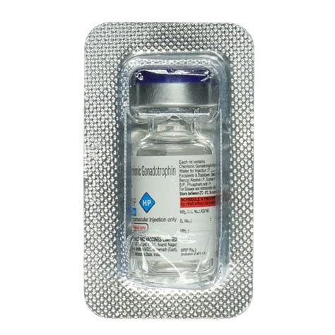 Hucog Hp 5000 IU/ML Injection (1): Uses, Side Effects, Price & Dosage ...