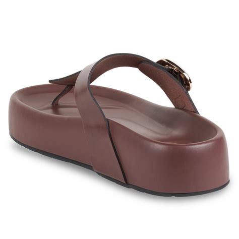 BoldStep Burgundy Thong Platforms – The CAI Store