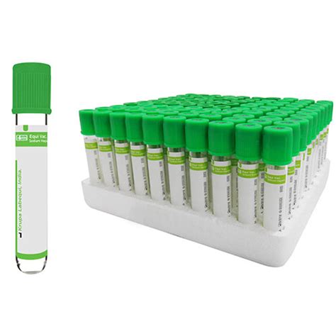 Blood Collection Tube - Lithium Heparin Tube, Plain Tube and Sodium ...