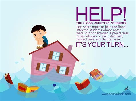 Design a poster with a slogan to raise funds for flood victims - Brainly.in