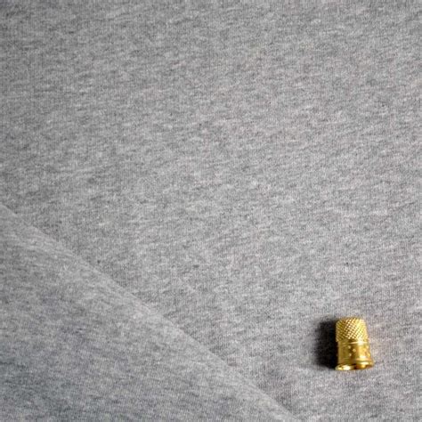 Maille sweat coton bio gris chiné - A&A Patrons
