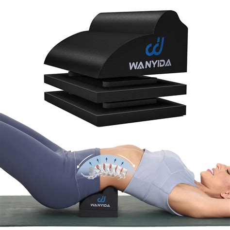 Snapklik.com : Lumbar Orthotic Traction Roll Device, Lower Back Stretcher For Pain Relief, Back ...