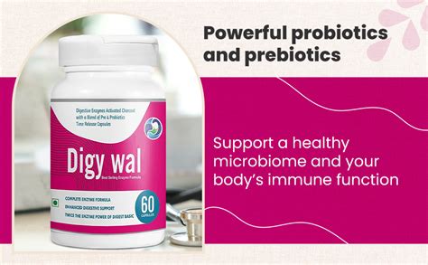 Buy WALPAR Digy Wal Digestive Enzymes | Activated Charcoal with a Blend ...