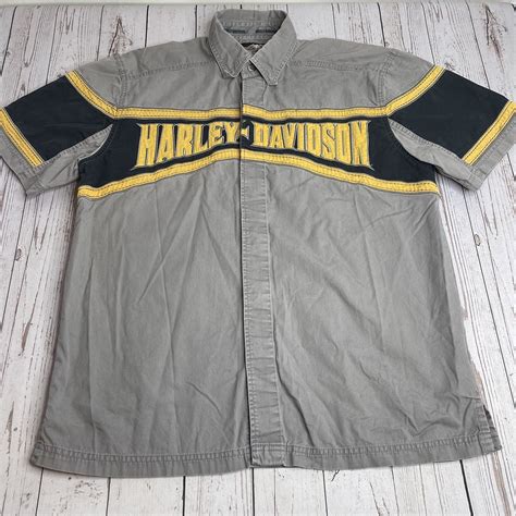 Harley Davidson Mechanics Biker Motorcycle Riding Shi… - Gem