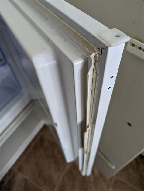 Broken Fridge/Frezer Door? Seal on the frezer door has failed, when ...