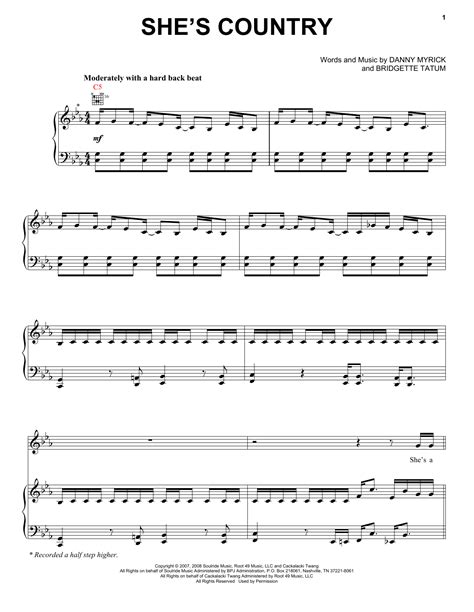 Country Music Guitar Chords And Lyrics