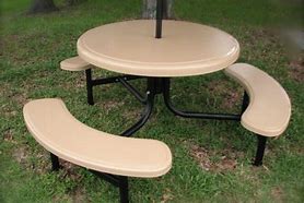 Image result for Fiberglass Round Modern Table