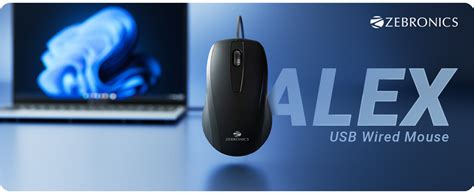 Zebronics Zeb-Alex Wired USB Optical Mouse