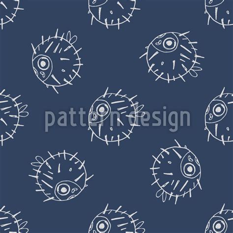 Puffer Fish Pattern 的图像结果